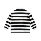 ViorAry Color Block Stripe Polo Shirt