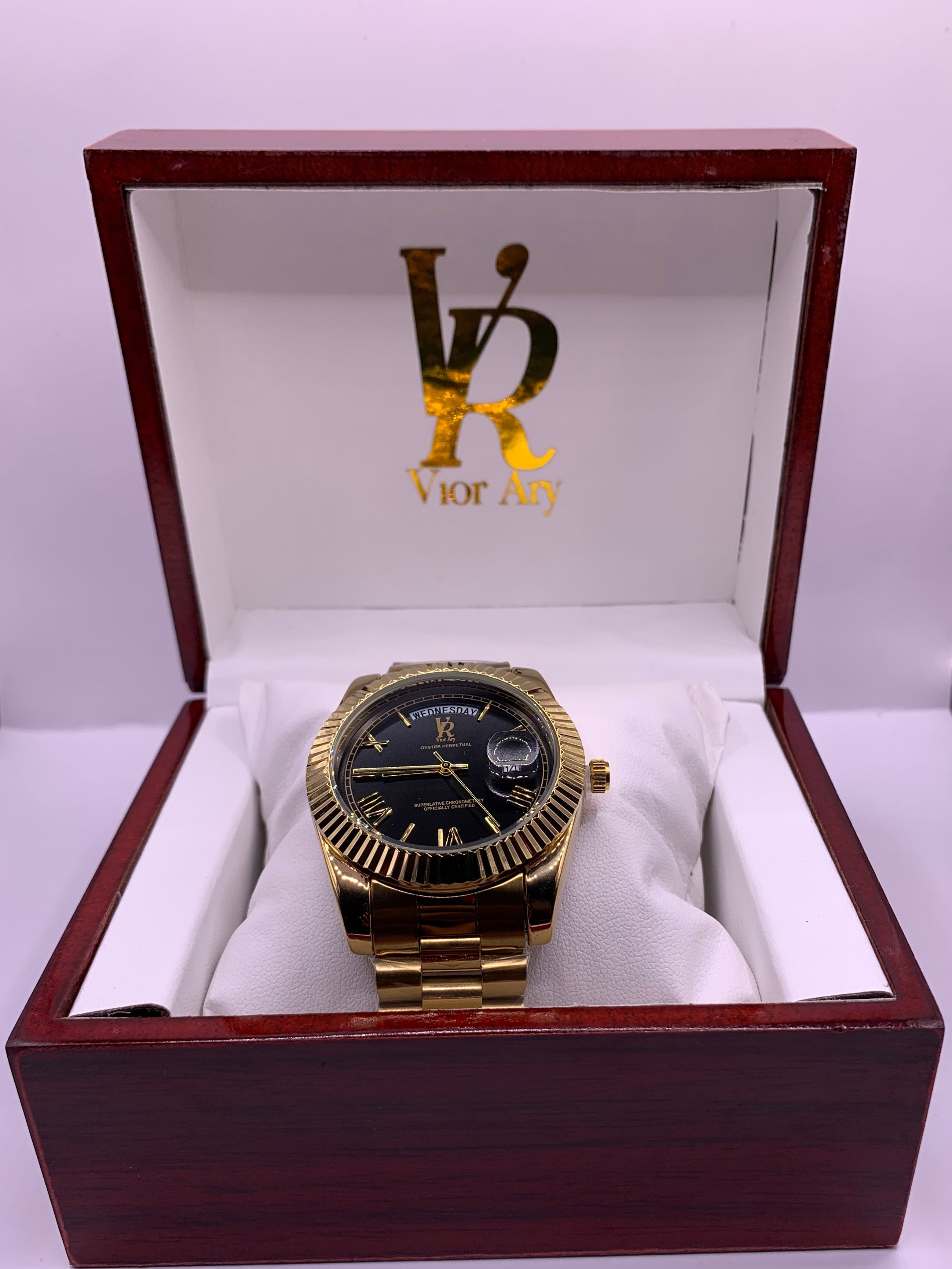 ViorAry Day Date Prezi Watch 41MM