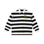 ViorAry Color Block Stripe Polo Shirt