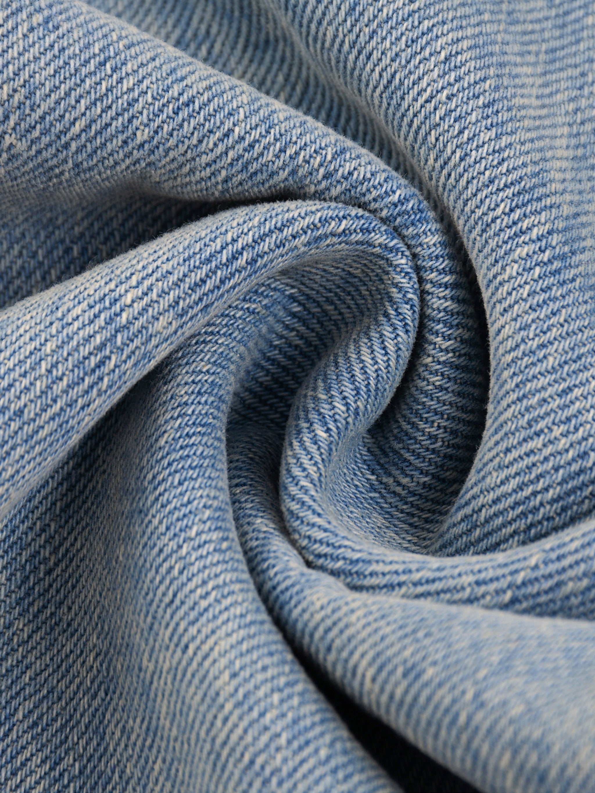 ViorAry Sun Fade Raw Hem Denim Jeans